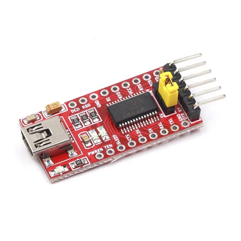 2pcs FT232RL USB to TTL Serial Module 3.3V 5V Mini Interface Programmer Download Cable for Arduino STM32