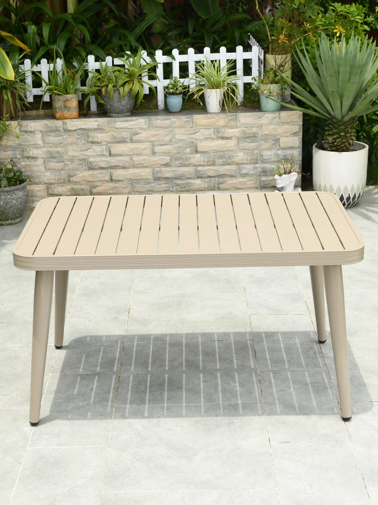 

Двор, скандинавская уличная вилла, терраса под открытым небом, балкон, полностью алюминиевый сплав, комбинация для отдыха, водонепроницаемый одиночный стол