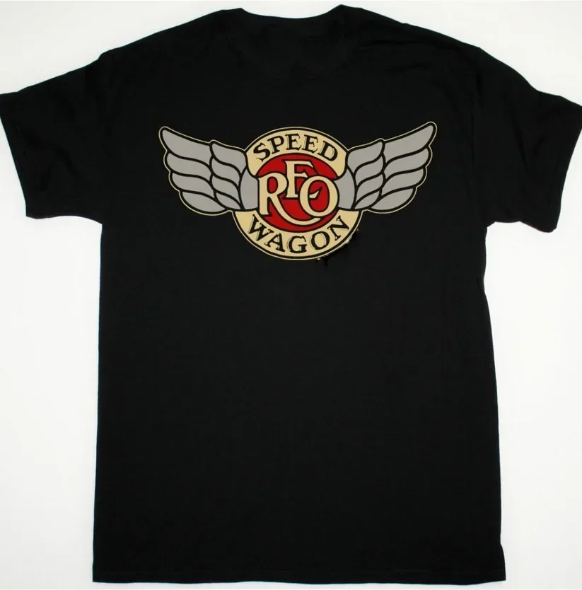 REO Speedwagon band logo T-shirt black Cotton All Sizes S to 5Xl 1PT518