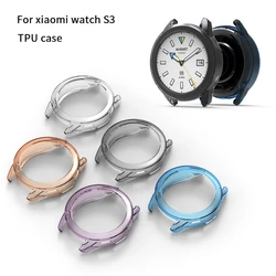 Shockproof Screen Protector Case Cover For Xiaomi watch S3 Smart Watch Protective Cover Bumper Shell Protection Frame Housing