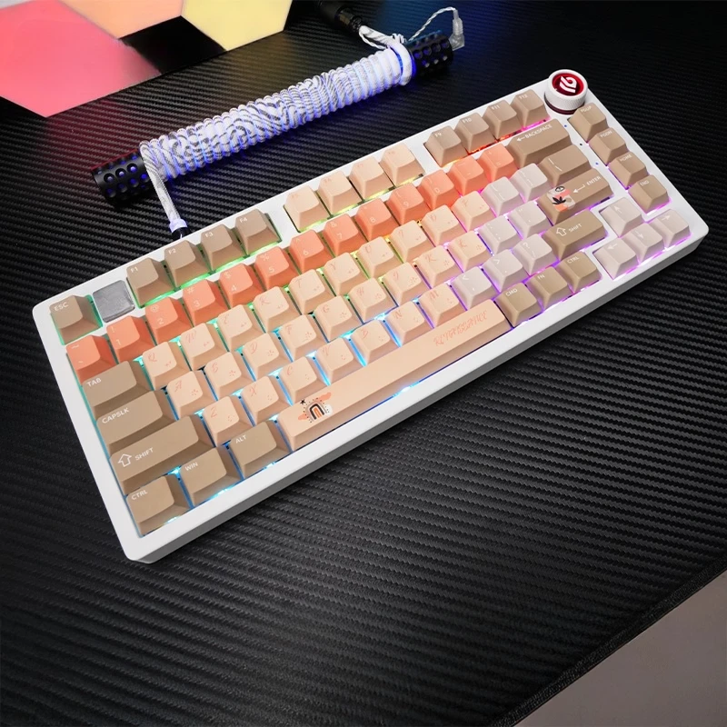 Breakthrough Time Theme Keycap Anime Pbt Cherry Profile Keycaps Customized 140 keys Key Caps for wooting Mechanical Keyboard