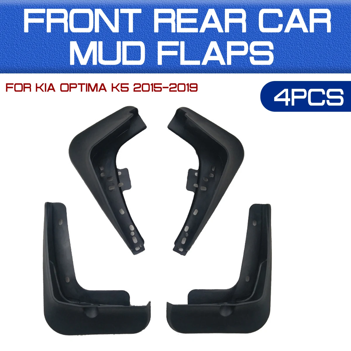 Car Front Rear Car Mudguard Fender Flare Mud Guard Flap Anti Splash Mudflap for KIA Optima K5 2010-2013 2014 2015 2016 2017-2019