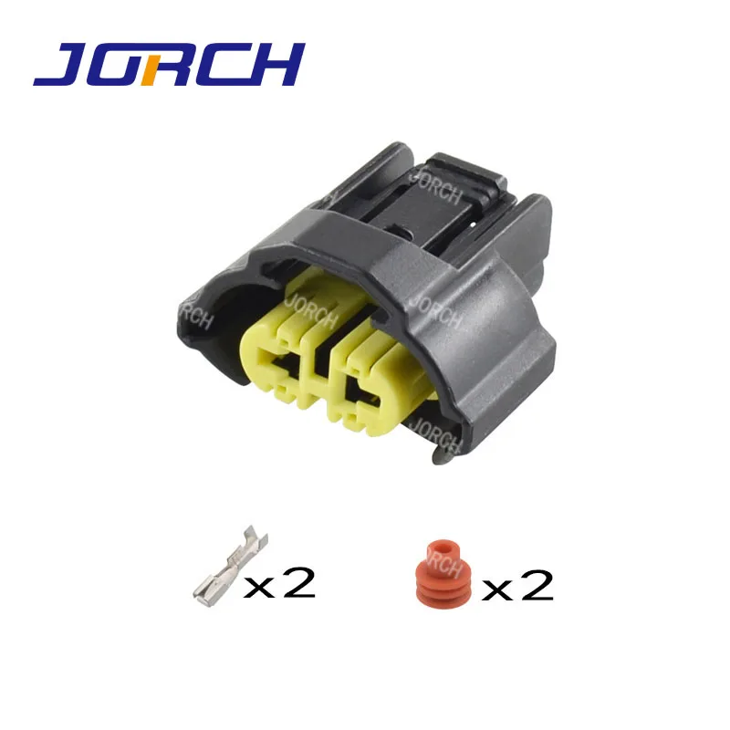 5 sets 2 Way Connector Housing H9 Bulb For Fog Light electrical auto car waterproof harness plug connector