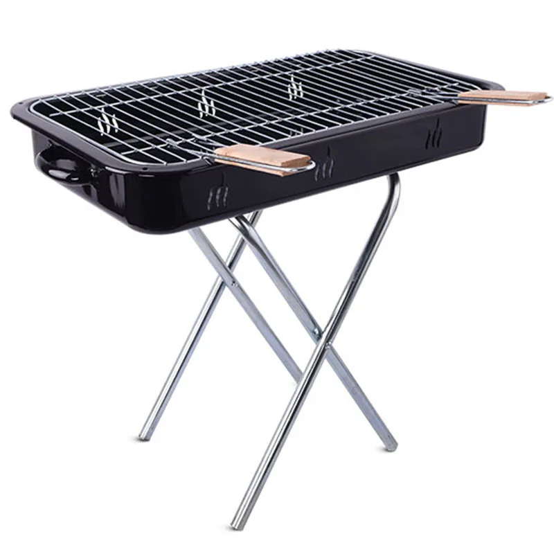 Outdoor barbeque Practical Easy-to-use Footed Caged FOLDING LEGGED BBQ SILL40 cm