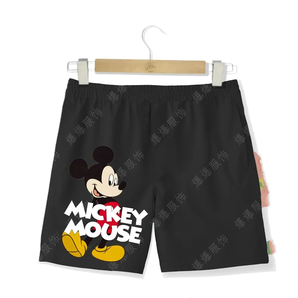 Pantaloncini estivi topolino ragazzi 2024 nuovo casual comfort quotidiano over wear pantaloni ragazze costume da bagno Quick Dry Disney collection