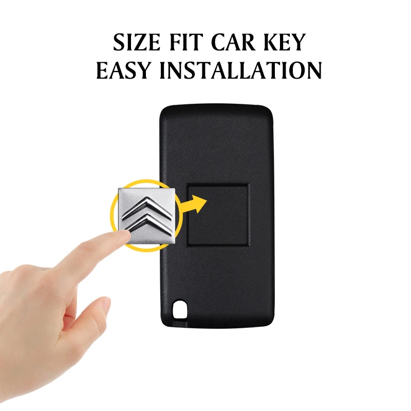 ملصق سيارة من الألومنيوم مفاتيح السيارات الديكور ملصق مائي لسيتروين C4 C3 C5 C1 ثاب ساكسو بيرلينجو جراند بيكاسو الصبار C2