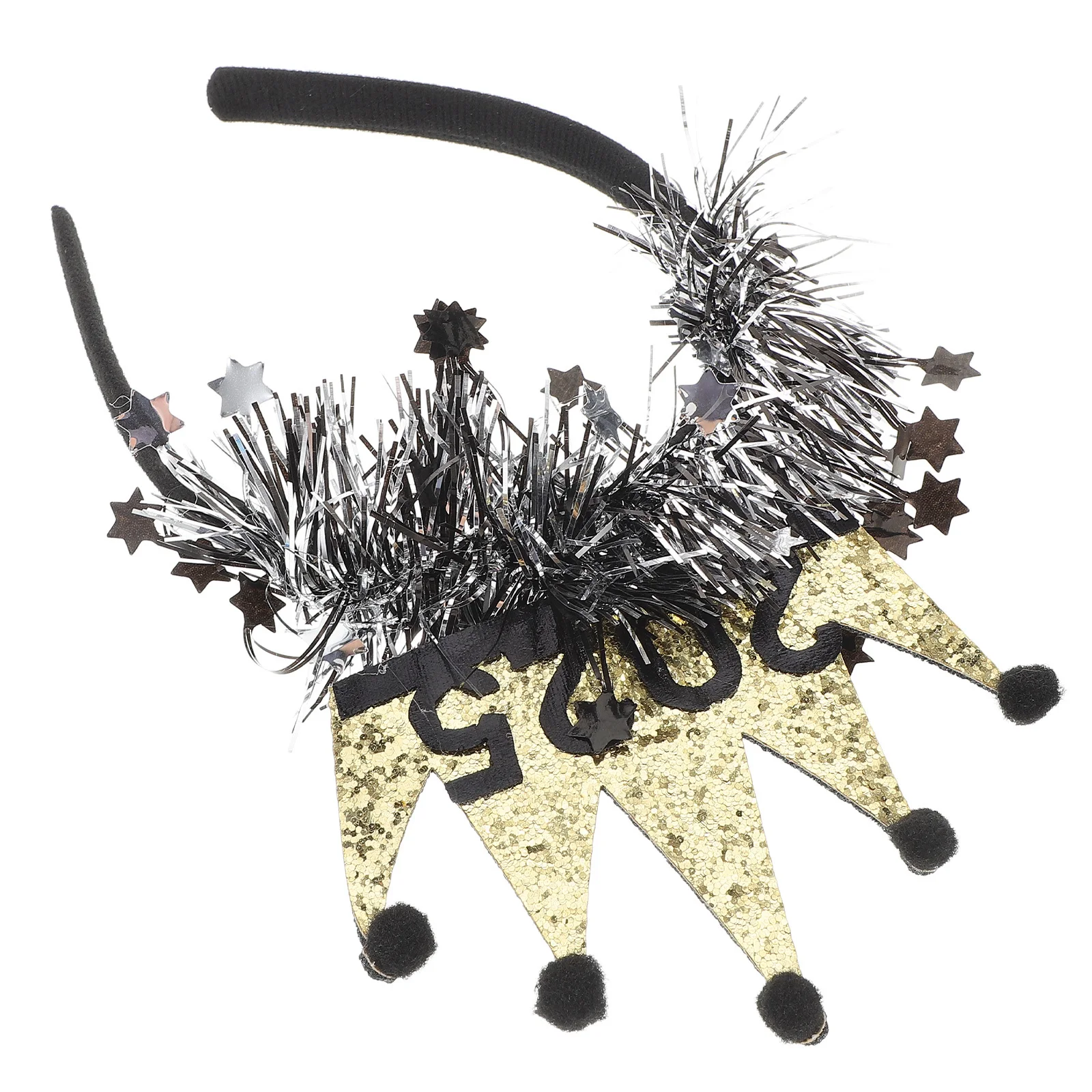 

2025 Happy New Year Headbands Nye Party Accessories Festive Headwear Unique Design Reusable for Multiple Occasions