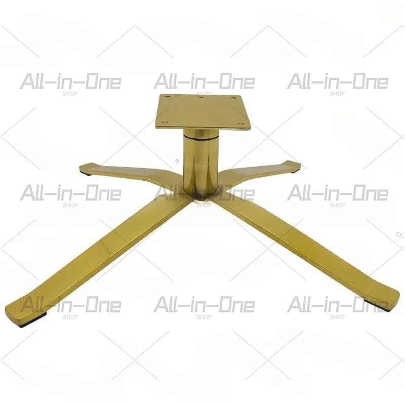 Leisure chair accessories flat iron swivel base office aluminum alloy stainless steel office feet