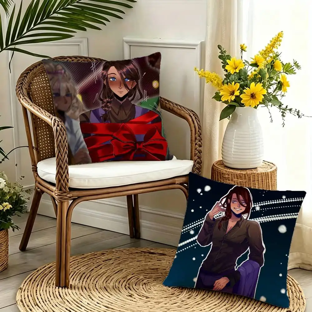 

c-crowe the kid at the back Double-sided print Pillow Case for Sofa Living Room Home office Decor Protective Cover