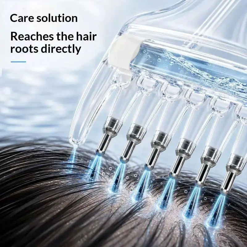 Scalp Massage Comb With Serum Reservoir – Scalp Care & Hair Growth Stimulating Comb