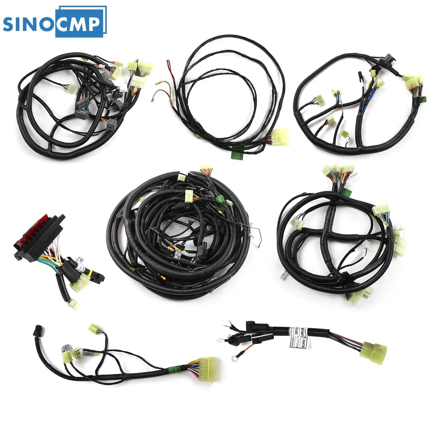 SINOCMP Full Wiring Harness Fits For Daewoo Doosan DH60-7 Excavator Complete Wiring Harness