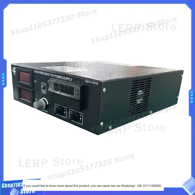 12V 10A Electroplating Rectifier with Single Phase 220V AC Input for Small Plating Applications with Ampere Minute Meter