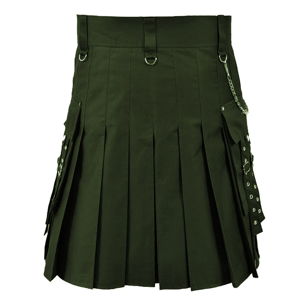 Autumn Spring Winter Skirt Men\\\\\\\'s Skirt Vacation Daily Medieval Skirt Mens Pleated Skirt Scottish Festival Short