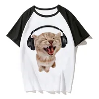 Cats Anime Kid T Shirt Cat Kawaii Manga Children T-shirt Kids Clothes Tshirt Tops Tee Boys Girls Tee Baby Tops