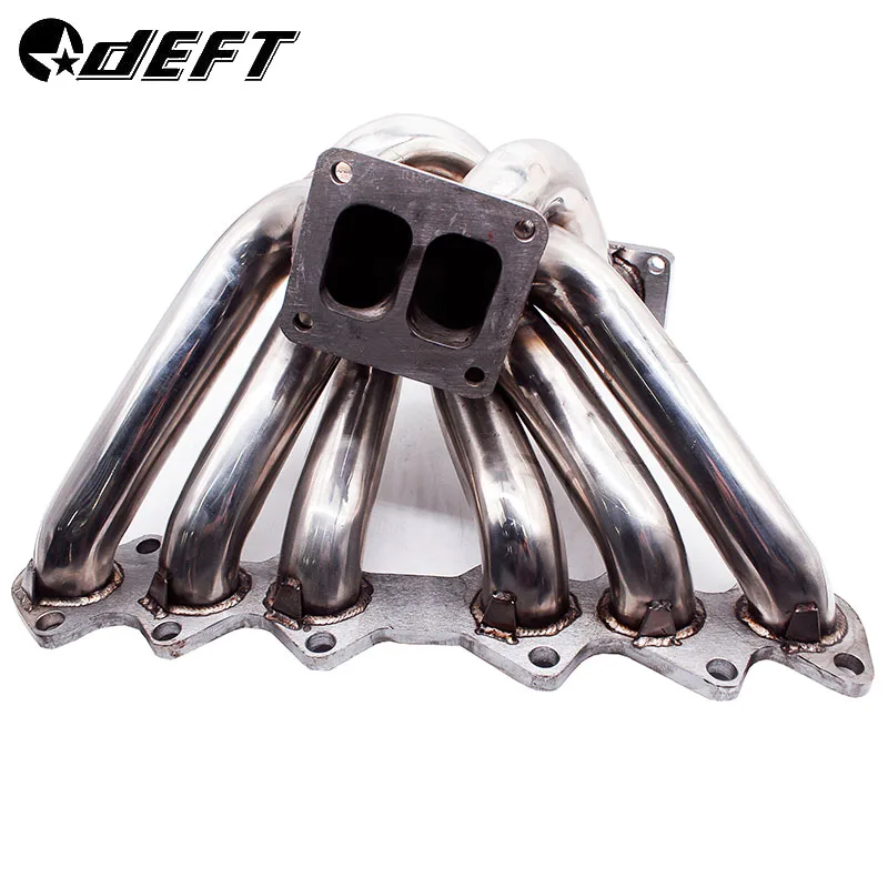 DEFT-Racing stainless steel turbocharged exhaust manifold 1993-1998 suitable for Toyota Supra 2JZ GTE (with washer and screw)