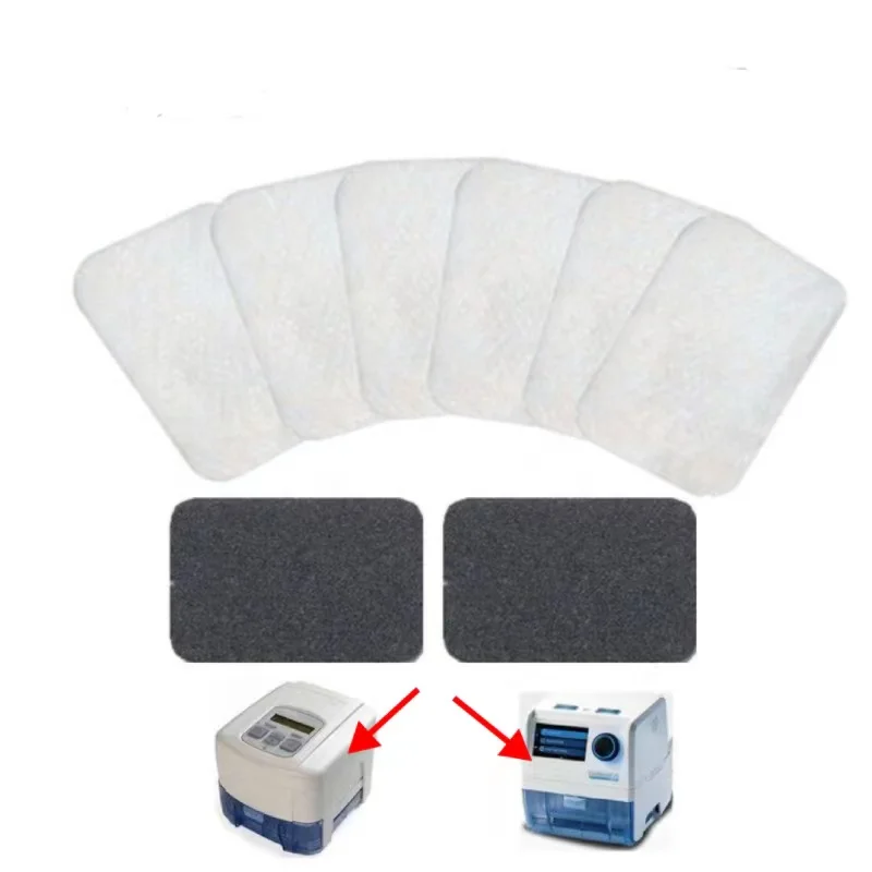 8Pcs CPAP Filter Premium Reusable & Disposable Fine Filters for DeVilbiss CPAP Sleep Apnea