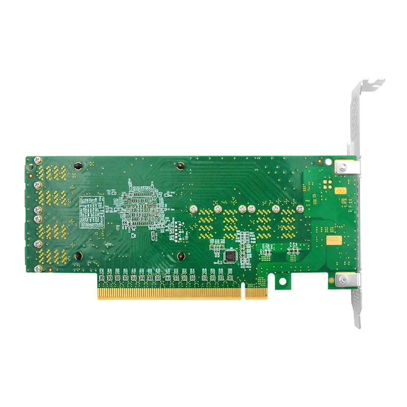 TopElec Linkreal 8 Port U.2 to PCIe x16 SFF-8643 NVMe SSD Adapter with Heatsink-LRNV9349-8I