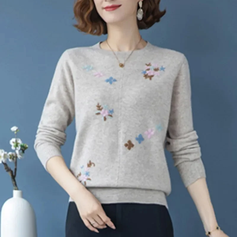 

Women Sweater O-neck Autumn Winter BasicPullover Warm Casual Pulls Jumpers Korean FashionSpring Knitwear Bottoming Shirt