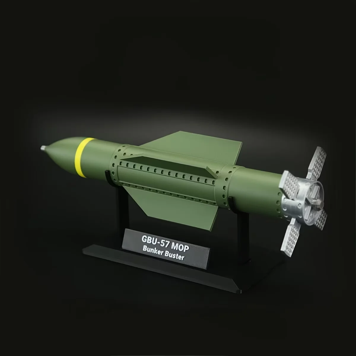 GBU-57 Gigantisches Bodenbohrer-Missil-Modell, Militärisches Nicht-Funktionales Ausstellungsstück, Desktop-Dekoration – Detail 6