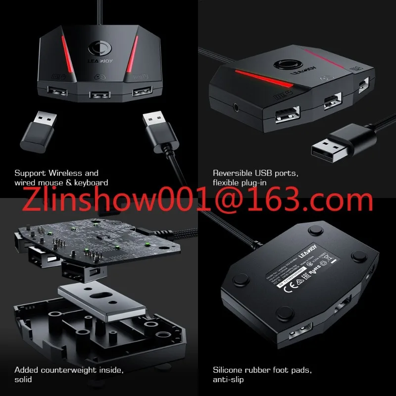 For playstation 5 Accessory GameSir leadjoyVX2 AimBox Adapter for PS4/Xbox One/Switch/Xbox Series X/S