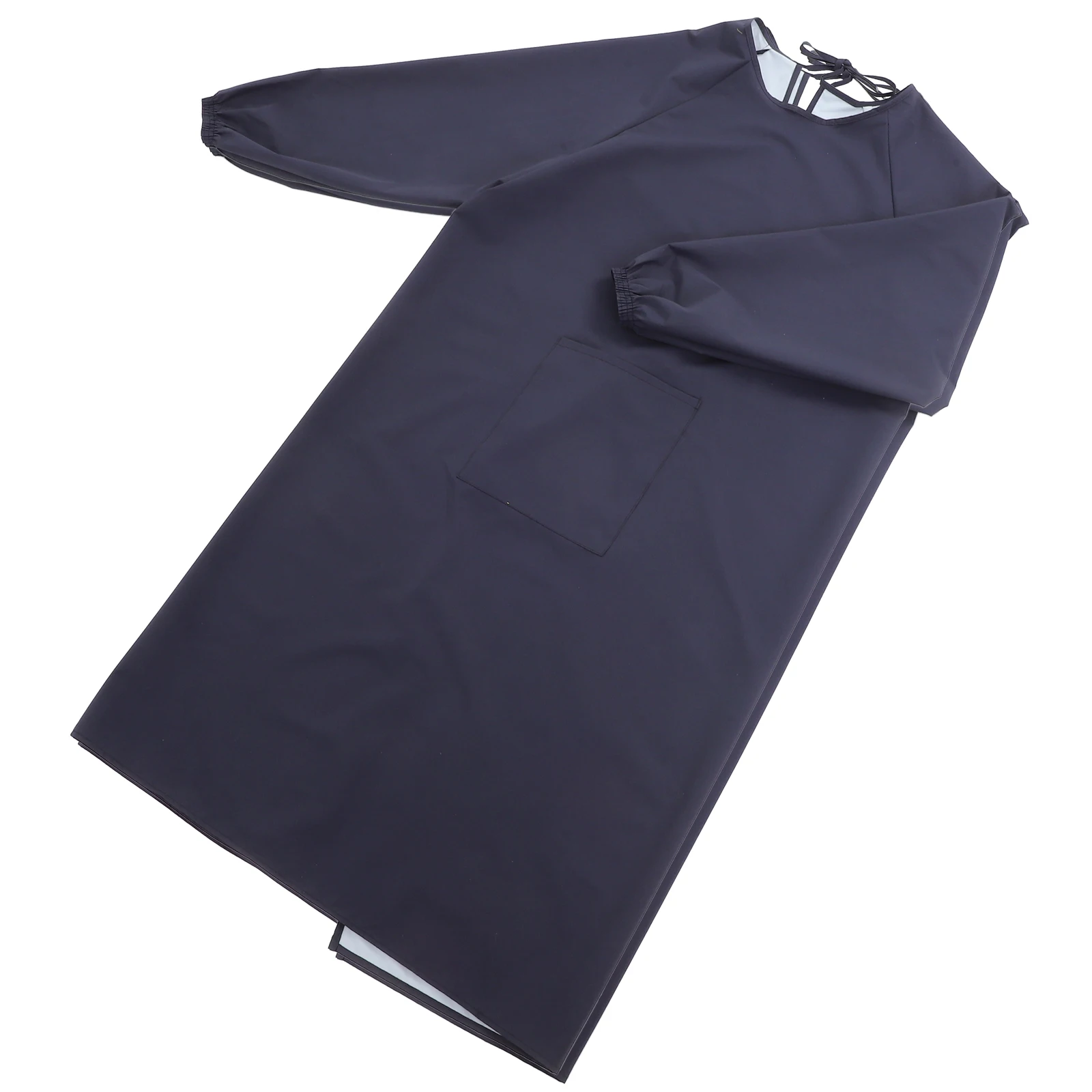 

Waterproof Smock Aprons Long Sleeve Oilresistant Kitchen Tarpaulin Pockets Cleaning Men Women Breathing Workshop