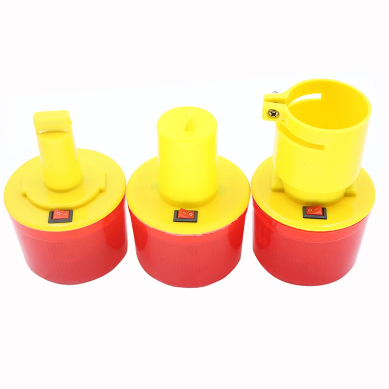 

Solar LED Warning Light - Bright Waterproof Flashing Beacon for Traffic Safety, Night Work, Outdoor Construction, Emergency