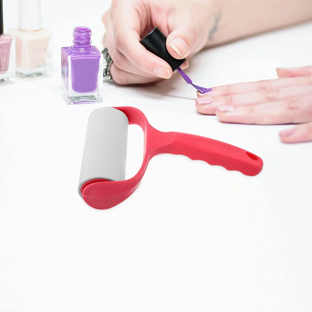 Zestaw do manicure: 3 szt. rolki do czyszczenia paznokci, naklejki do usuwania lakieru, narzędzie do stemplowania, akcesoria do zdobienia paznokci, rolka do usuwania pyłu.