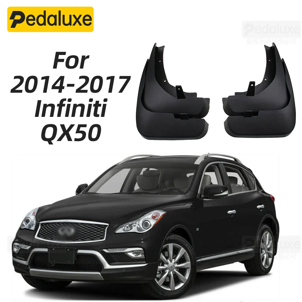 

Genuine OEM Front & Rear Splash Guards Mud Flaps For 2014-2017 Infiniti QX50