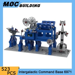 MOC Building Blocks Space Station Command Base Model DIY Assemble Bricks Exploration Educational Toys Creative Collection Gifts