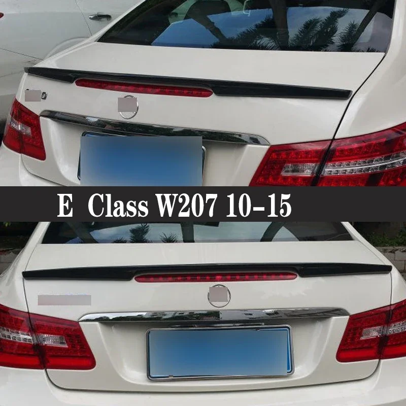 

For Mercedes Benz E Class W207 E200 E300 Carbon Fiber Spoiler Shunt Rear Tail fins Duckbill Car Wing Retrofit the rear wing