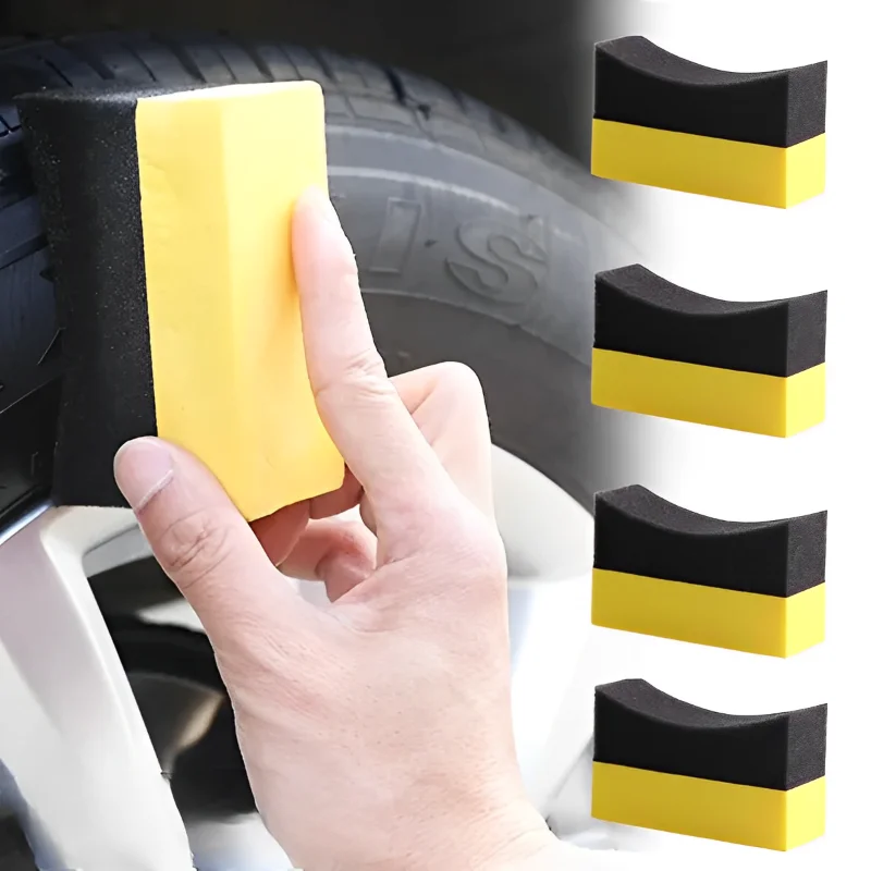 

Car Wheel Cleaning Sponge Tire Wash Wiper Water Suction Sponge Pad Wax Polish Tyre Detailing Brushes Auto Wash Accessories Tools