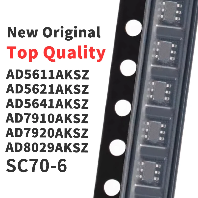 (1 Piece) AD5611AKSZ AD5621AKSZ AD5641AKSZ AD7910AKSZ AD7920AKSZ AD8029AKSZ REEL7 SC70-6 New Original Chip IC