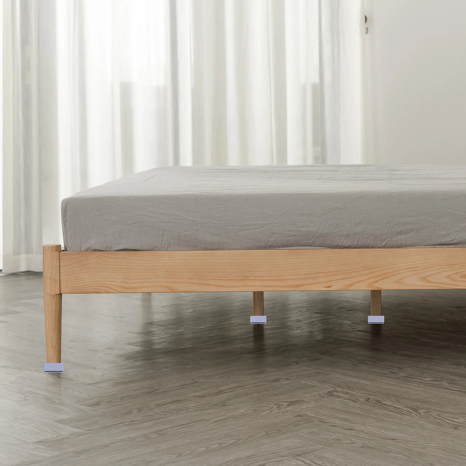 

4Pcs Risers Heavy Duty Plastic Height Extenders Non-Slip Table Base Pads Washer Refrigerator