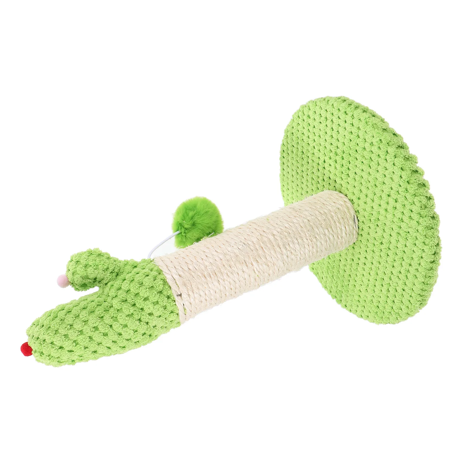 

Cat Post Kitten Scratching Pole Thickened Wear-Resistant Skin-Friendly Cactus Molding Light Green Vertical Floor Scratching
