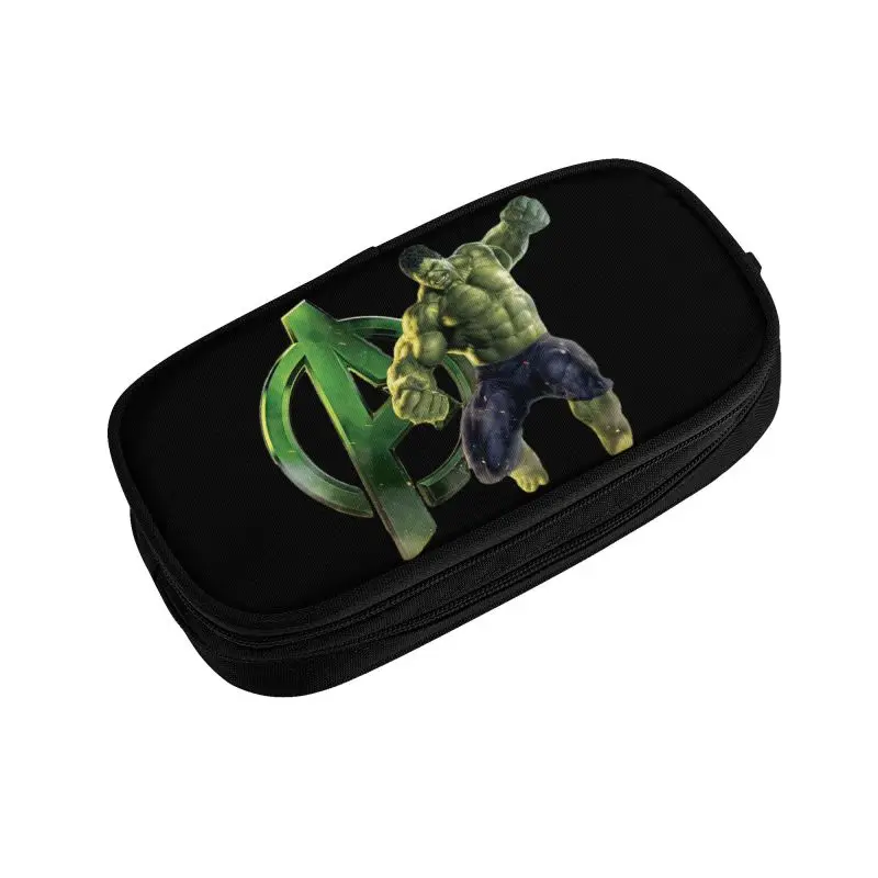 Imagem -03 - Hulk The Avengers Superhero Pencil Case Grande Capacidade Pen Bolsa Caixa Bonito Material Escolar Meninos Meninas Personalizado