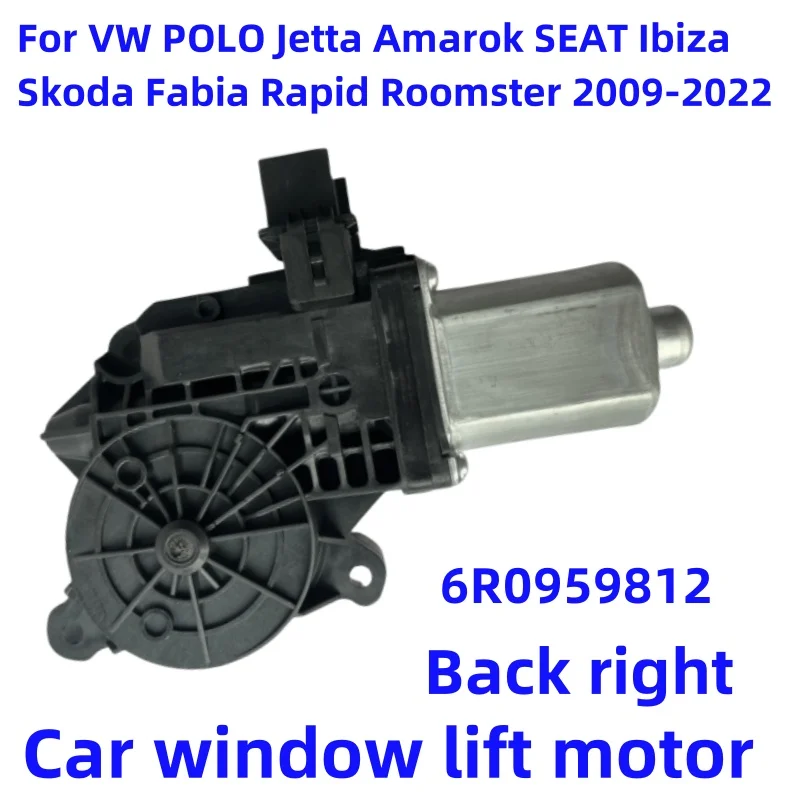 Nieuwe Auto Raamlift Motor Voor VW POLO Jetta Amarok SEAT Ibiza Skoda Fabia Rapid Roomster 6R0959801 6R0959802 6R0959811 6R0959812