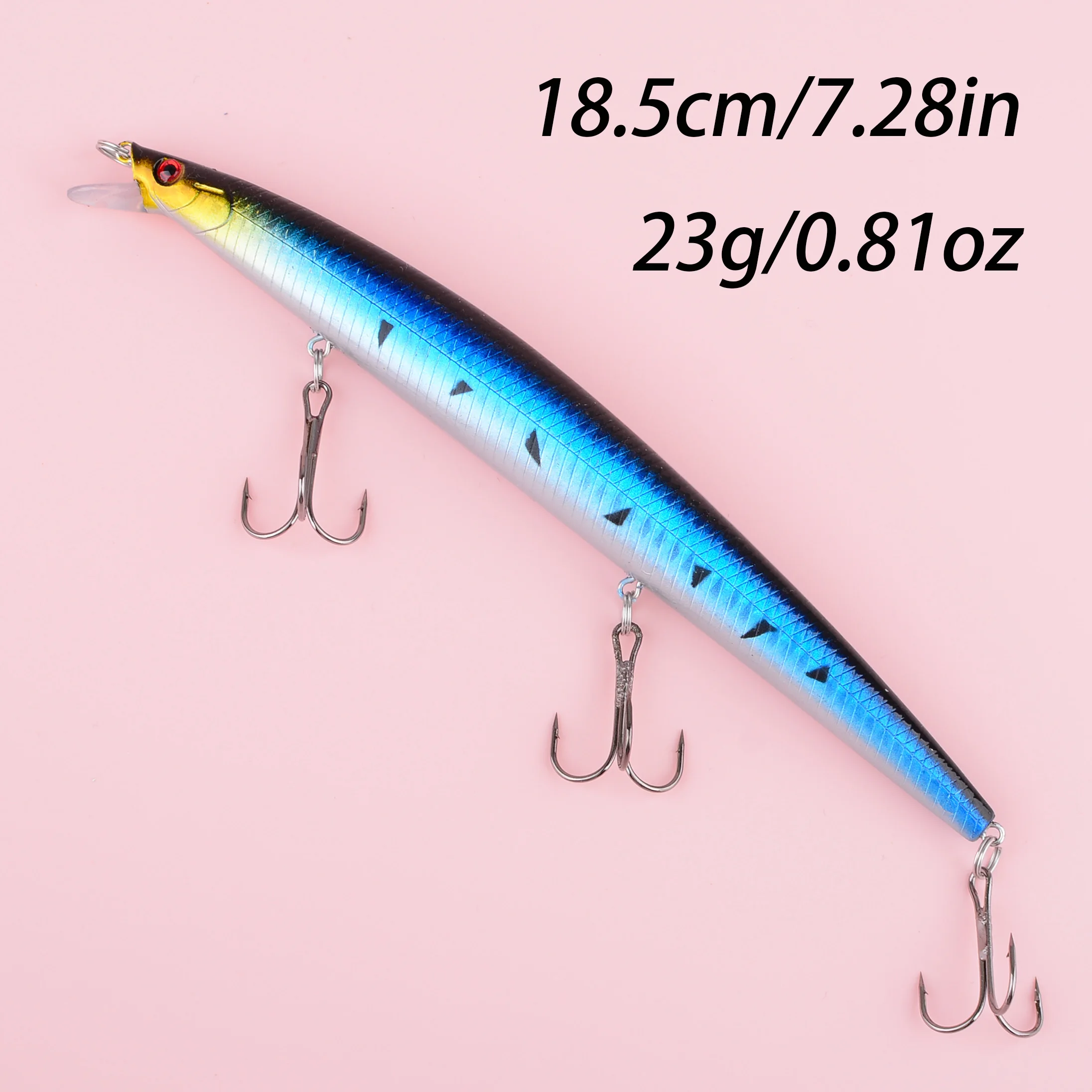 Señuelo Minnow con láser para pesca en el mar - imagen 3