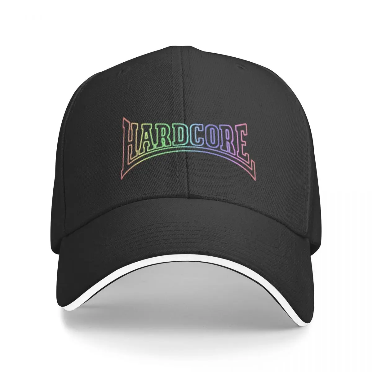 Rainbow Letters Hardcore Camping Baseball Caps Women Men Printing Female Beach Golf Hat Trucker Cap