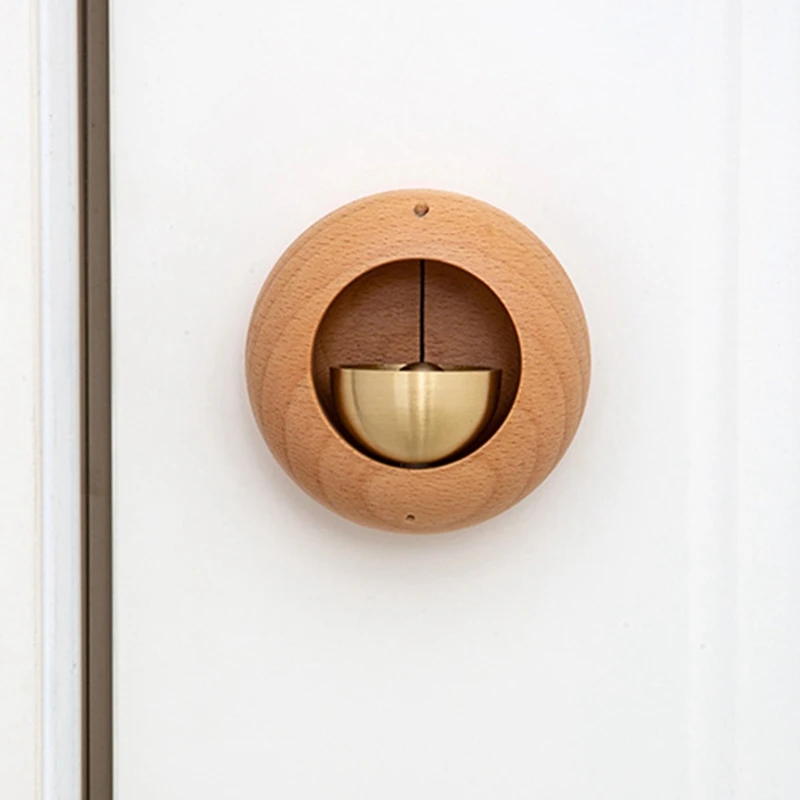 Japanese Style Dopamine Bells Small Round Egg Suction Door Type Entry Doorbell Magnet Hanging Wind Chime