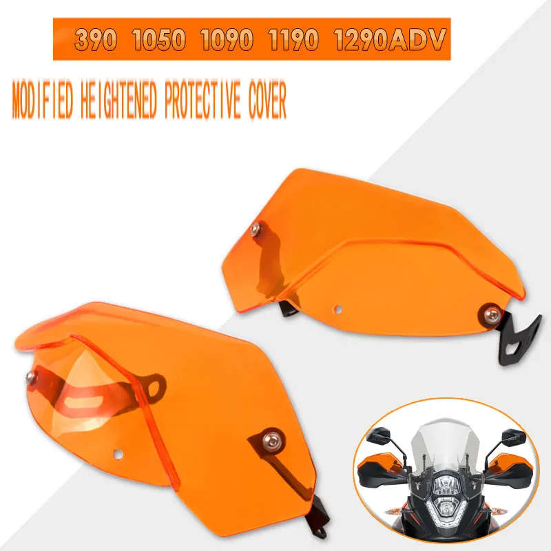 

Motorcycle Handguard Extensions Hand Shield Protector Windshield For 390 1050 1090 1190 1290 ADV Adventure