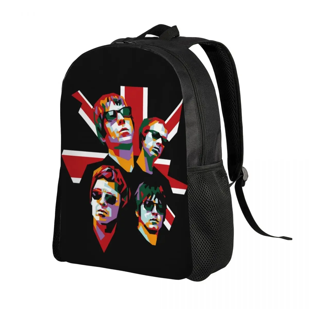 Custom Oasis Heavy British Backpacks for Women Men Waterproof College School Bag Print Bookbag