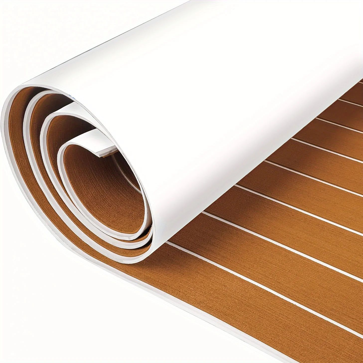 

2400x1120x5mm EVA Foam Boat Flooring Pad Non-slip Durable Marine Deck Mat for Boat Yacht Canoe Jet Ski Self-adhesive Vehicle Pad