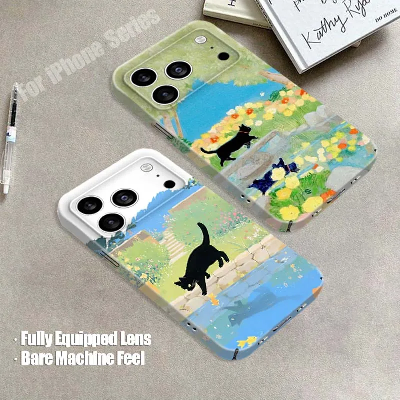 

Peaceful Artistic Illustration For Apple iPhone 7 8 11 12 13 SE XR XS Plus Pro Max Mini 2022 Film Hard Shell Phone Case