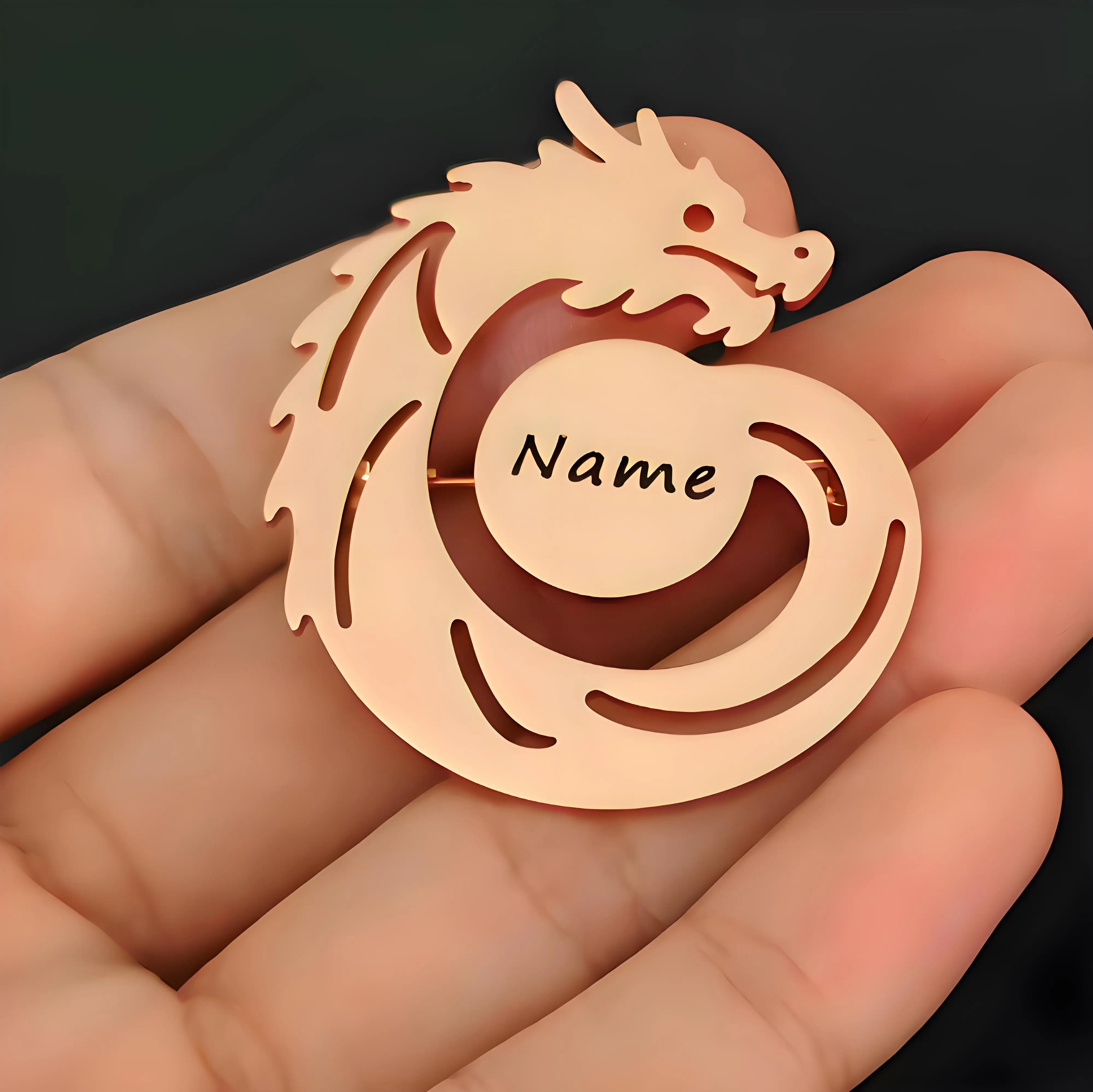 Custom Name Dragon Brooch, Per - Men'S Formal Wear Jewelry recension och pris