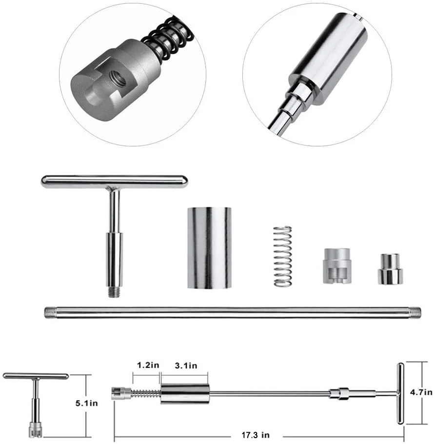 Auto Paintless Dent Repair Tools Car Body Suction Cup Tool Slide Hammer Reverse Hammer Puller Tabs for Car Dent & Ding Remover