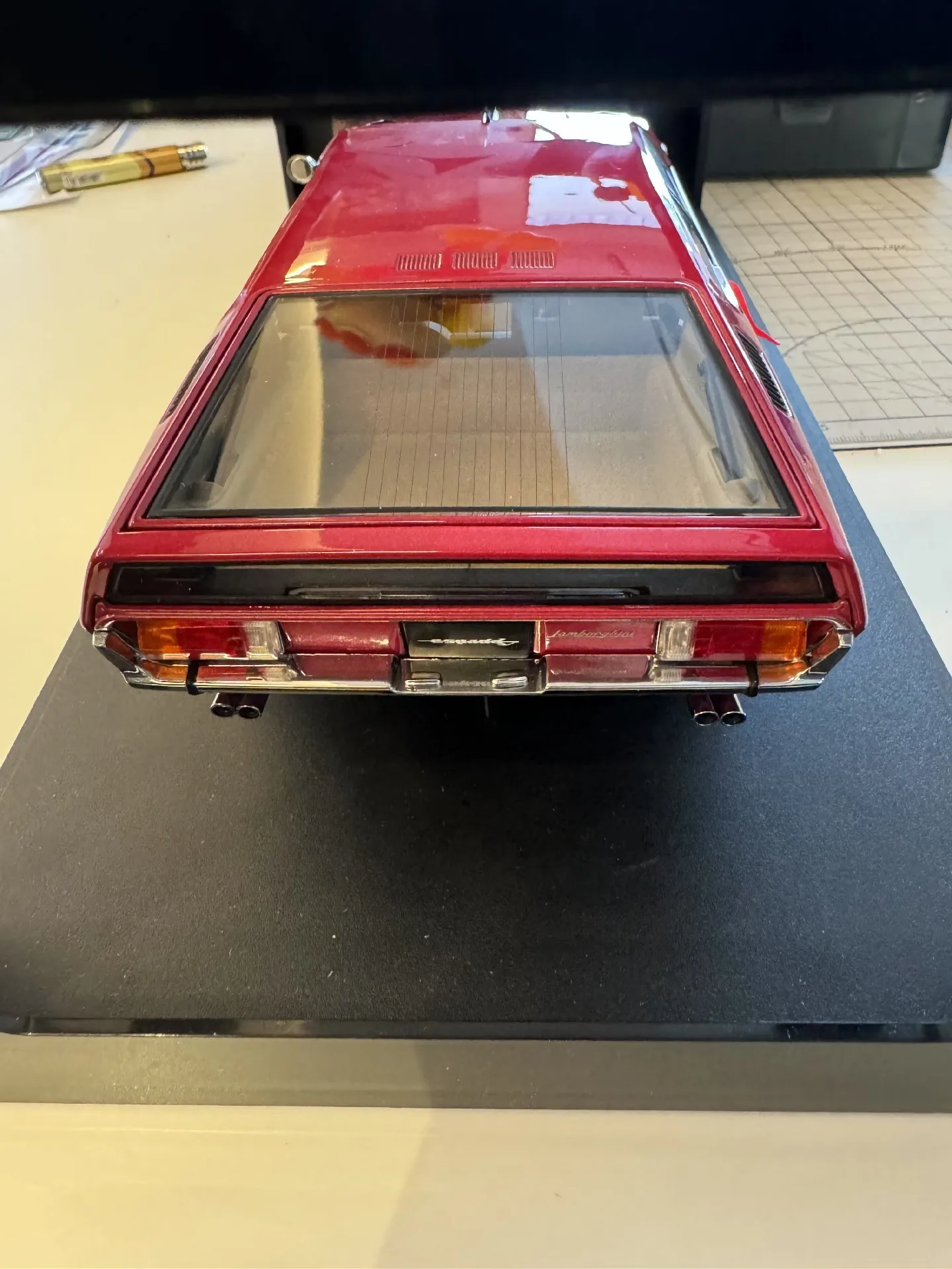 Autoart 1:18 ESPADA Simulation rouge édition limitée tout ouvert alliage métal statique modèle de voiture jouet cadeau