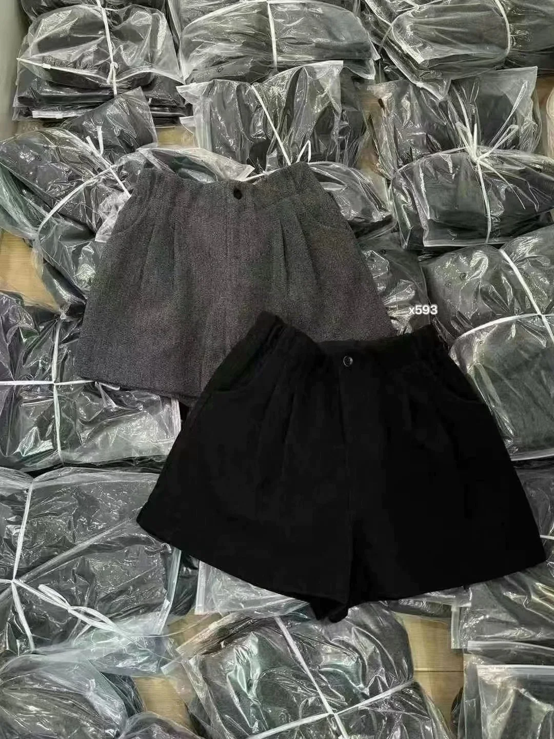 Modische High-Waist-Hose mit weitem Bein für Herbst und Winter, lockere, schlank machende Pendlerhose, Übergröße, Damen-Freizeithose