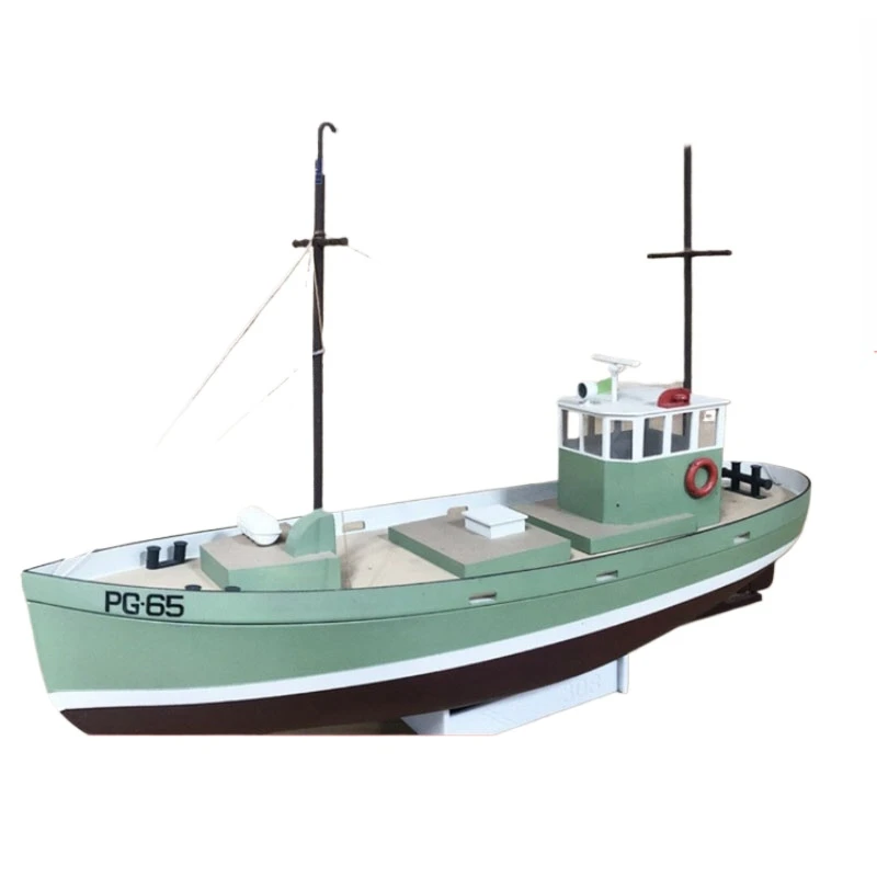 XF308 Eastern Mediterranean Style Willis Mini Fishing Boat Model Assembly Kit