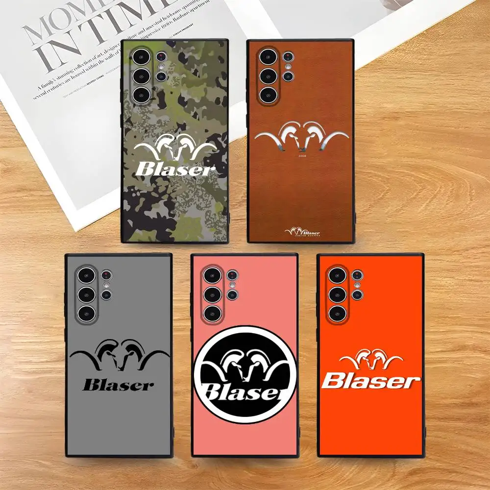 

B-Blaser Usa Rifles Police Phone Case for Phone S series s21 s22 s23 s24 s25 FE Plus Ultra TPU Soft to Skin-friendly case