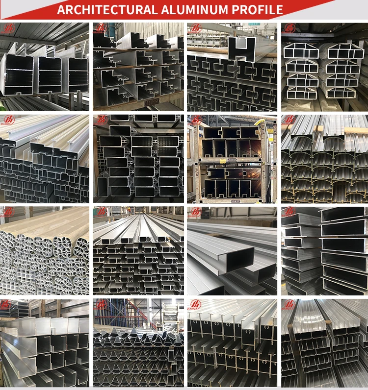 التخصيص الألومنيوم البثق الستار جدار الملف الشخصي الستار جدار الألومنيوم #2